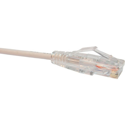 UNC CS6-12F-WHT Clearfit Slim Cat6 Patch Cable, Snagless, White, 12ft