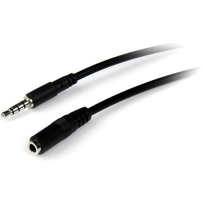 StarTech MUHSMF2M 2m 3.5mm 4 Position TRRS Headset Extension Cable - M/F