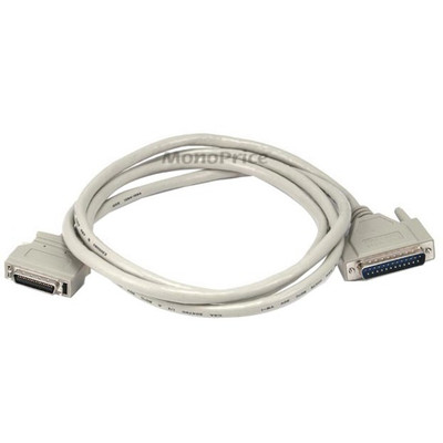 Monoprice 257 6FT DB-25(IEEE-1284) Male to Mini/Micro Centronic 36(HPCN36) Male Cable [IE]