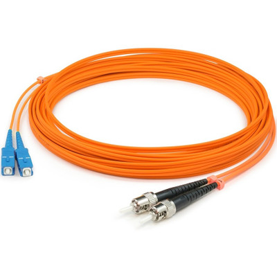 AddOn ADD-ST-SC-9M6MMF 9m SC (Male) to ST (Male) Orange OM1 Duplex Fiber OFNR (Riser-Rated) Patch Cable