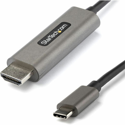 StarTech CDP2HDMM3MH 10ft (3m) USB C to HDMI Cable 4K 60Hz with HDR10, Ultra HD USB Type-C to HDMI 2.0b Video Adapter Cable, DP 1.4 Alt Mode HBR3
