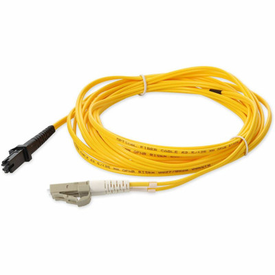 AddOn ADD-LC-MTRJ-3M6MMFK-YW Fiber Optic Duplex Patch Network Cable