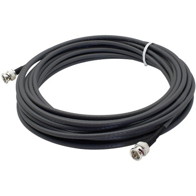 AddOn ADD-734D1-BNC-10M 32.8ft BNC (Male) to BNC (Male) Black Coaxial Simplex Plenum-Rated Copper Patch Cable