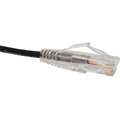 UNC CS6-20F-BLK Clearfit Slim Cat6 Patch Cable, Snagless, Black, 20ft