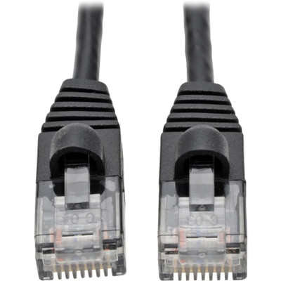 Tripp Lite N261-S04-BK Cat6a 10G Snagless Molded Slim UTP Ethernet Cable (RJ45 M/M) Black 4 ft. (1.22 m)