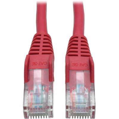 Tripp Lite N001-006-RD Cat5e 350 MHz Snagless Molded (UTP) Ethernet Cable (RJ45 M/M) PoE Red 6 ft. (1.83 m)