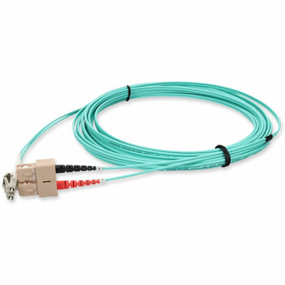 AddOn ADD-SC-LC-3M5OM2 3m LC (Male) to SC (Male) Orange OM2 Duplex Fiber OFNR (Riser-Rated) Patch Cable