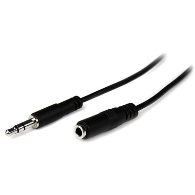 StarTech MU1MMFS 1m Slim 3.5mm Stereo Extension Audio Cable - M/F
