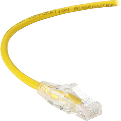 Black Box C6PC28-YL-12 Slim-Net Cat.6 UTP Patch Network Cable