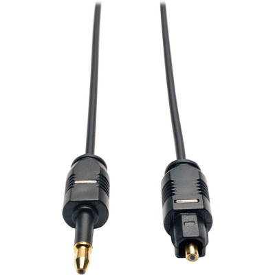 Tripp Lite A104-02M Ultra Thin Toslink to Mini Toslink Digital Optical SPDIF Audio Cable 2M (6.56 ft.)