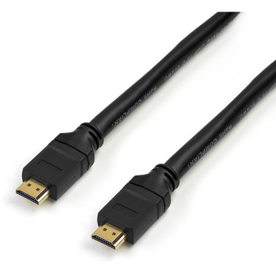 StarTech HDPMM35 35ft In Wall Plenum Rated HDMI Cable, 4K High Speed Long HDMI Cord w/ Ethernet, 4K30Hz UHD, 10.2 Gbps, HDMI 1.4 Display Cable