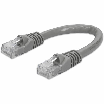 AddOn ADD-8INCAT6-GY 0.67ft RJ-45 (Male) to RJ-45 (Male) Straight Gray Cat6 UTP Copper Patch Cable