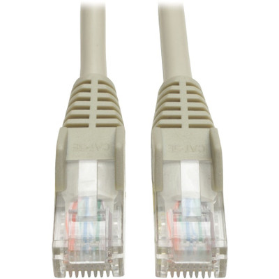 Tripp Lite N001-006-GY Cat5e 350 MHz Snagless Molded (UTP) Ethernet Cable (RJ45 M/M) PoE Gray 6 ft. (1.83 m)