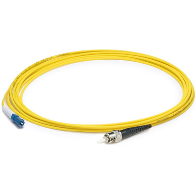 AddOn ADD-ST-LC-15MS9SMF 15m LC (Male) to ST (Male) Yellow OS2 Simplex Fiber OFNR (Riser-Rated) Patch Cable