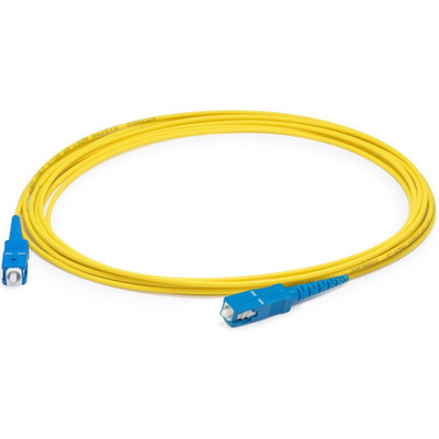 AddOn ADD-SC-SC-15MS9SMF 15m SC (Male) to SC (Male) Yellow OS2 Simplex Fiber OFNR (Riser-Rated) Patch Cable