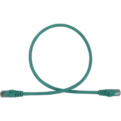 Tripp Lite N261-002-AQ Cat6a 10G Snagless Molded UTP Ethernet Cable (RJ45 M/M), PoE, Aqua, 2 ft. (0.6 m)