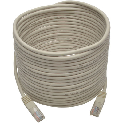 Tripp Lite N002-025-WH Cat5e 350 MHz Molded (UTP) Ethernet Cable (RJ45 M/M), PoE - White, 25 ft. (7.62 m)