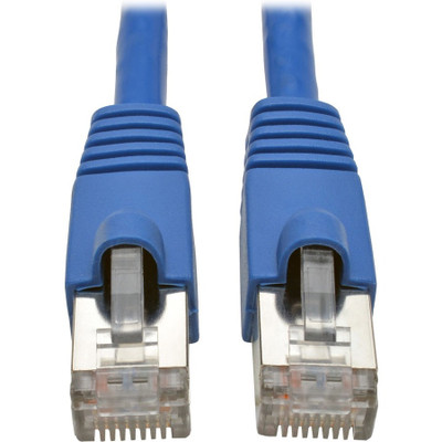 Tripp Lite N262-020-BL Cat6a 10G Snagless Shielded STP Ethernet Cable (RJ45 M/M) PoE Blue 20 ft. (6.09 m)