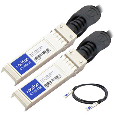 AddOn EX-SFP-10GEDAC50CMAO Networks Compatible TAA Compliant 10GBase-CU SFP+ to SFP+ Direct Attach Cable (Passive Twinax, 0.5m)