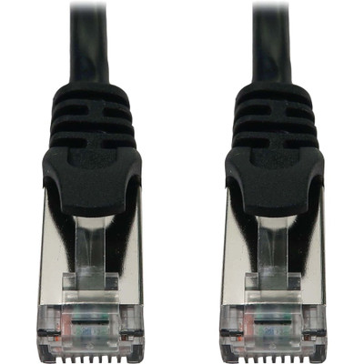 Tripp Lite N262-S25-BK Cat6a 10G Snagless Shielded Slim STP Ethernet Cable (RJ45 M/M), PoE, Black, 25 ft. (7.6 m)