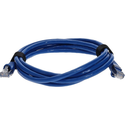 AddOn ADD-5FCAT7-BE 5ft RJ-45 (Male) to RJ-45 (Male) Straight Blue Cat7 S/FTP PVC Copper Patch Cable