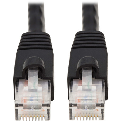 Tripp Lite N261-025-BK Cat6a 10G Snagless UTP Ethernet Cable (RJ45 M/M) Black 25 ft. (7.62 m)