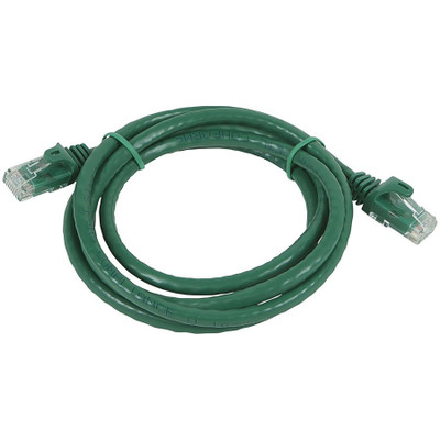 Monoprice 11337 FLEXboot Series Cat6 24AWG UTP Ethernet Network Patch Cable, 3ft Green
