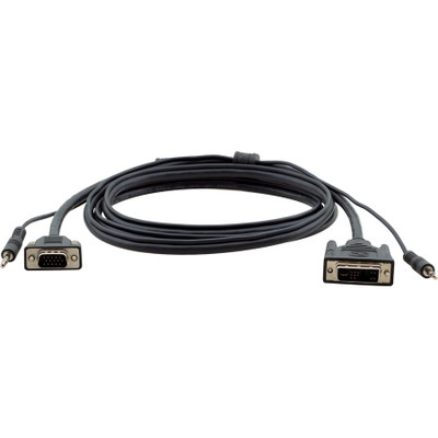 Kramer 94-0606025 DVI-I (M) to 15-pin HD (M) & 3.5mm Audio Cable