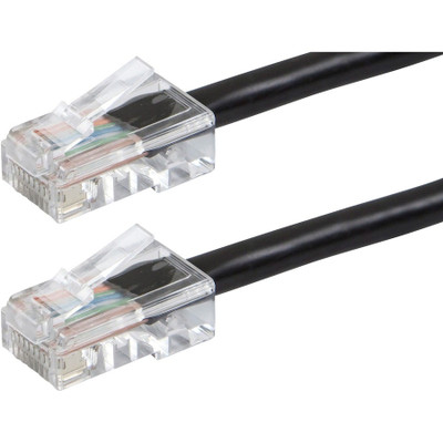 Monoprice 13403 ZEROboot Series Cat6 24AWG UTP Ethernet Network Patch Cable, 5ft Black