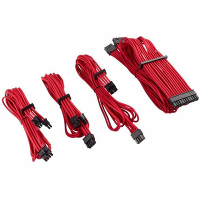 Corsair Premium Individually Sleeved PSU Cables Starter Kit Type 4 Gen 4 - Red