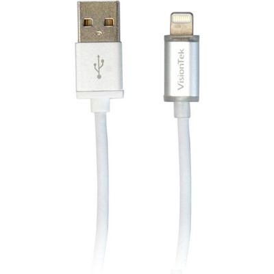 VisionTek 900896 Lightning to USB Smart LED 6 inch | 15 centimeters MFI Cable