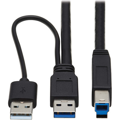 Tripp Lite U328-025-1 USB Active Repeater Cable - USB-A to USB-B (M/M), USB 3.2 Gen 1, 25 ft. (7.6 m)