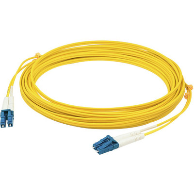 AddOn ADD-LC-LC-14M9SMF 14m LC (Male) to LC (Male) Yellow OS2 Duplex Fiber OFNR (Riser-Rated) Patch Cable