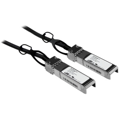 StarTech SFPCMM1M 1m 10G SFP+ to SFP+ Direct Attach Cable for SFP-H10GB-CU1M - 10GbE SFP+ Copper DAC 10Gbps Passive Twinax