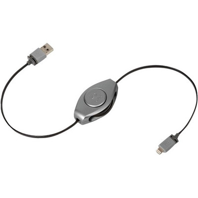 ReTrak ETLTUSBSPGY ReTrak Lightning/USB Sync/Charge Data Transfer Cable