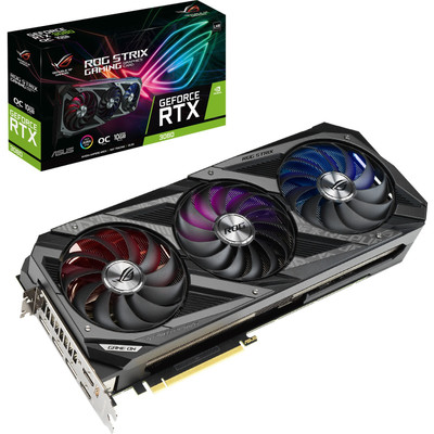 ASUS ROG-STRIX-RTX3080-O10G-V2-GAMING ROG NVIDIA GeForce RTX 3080 Graphic Card - 10 GB GDDR6X