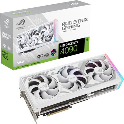ASUS ROG-STRIX-RTX4090-O24G-WHITE ROG NVIDIA GeForce RTX 4090 Graphic Card - 24 GB GDDR6X