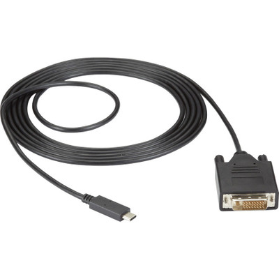 Black Box VA-USBC31-DVID-010 USB-C Adapter Cable - USB-C to DVI Adapter, 1080p @ 60Hz, DP 1.2 Alt Mode