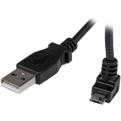 StarTech USBAUB2MU 2m Micro USB Cable - A to Up Angle Micro B