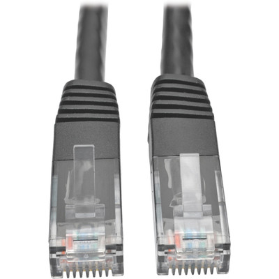Tripp Lite N200-001-BK Cat6 Gigabit Molded (UTP) Ethernet Cable (RJ45 M/M) PoE Black 1 ft. (0.31 m)