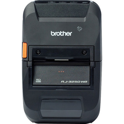 Brother RuggedJet RJ-3250WB-L Mobile Direct Thermal Printer - Monochrome - Portable - Label/Receipt Print - Ethernet - USB - Bluetooth - Wireless LAN - Black