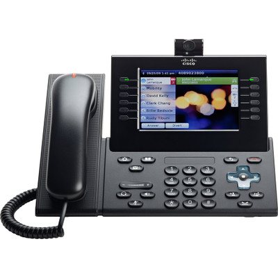 Cisco Unified 9971 IP Phone - 2 Multiple Conferencing - Wall Mountable - Charcoal