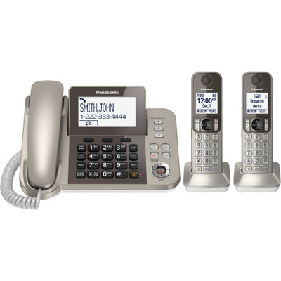 Panasonic KX-TGF352N DECT 6.0 Cordless Phone - Champagne Gold