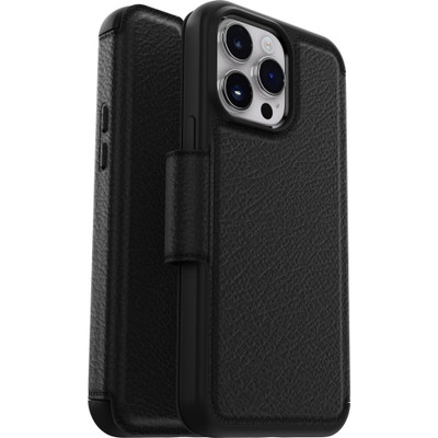 OtterBox Strada Carrying Case (Folio) Apple iPhone 14 Pro Max Cash, Card, Smartphone - Shadow
