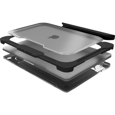 MAXCases Extreme Shell-L Case for MacBook Pro 14 - Black/Clear