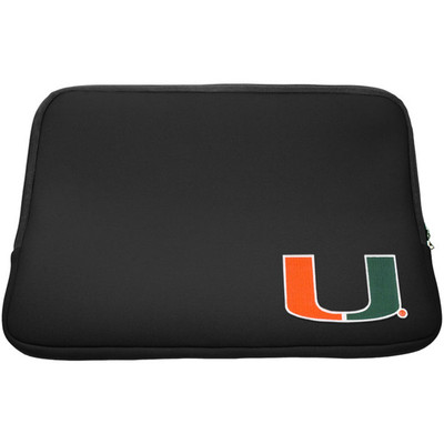 Centon Laptop Sleeve for 13.3" Notebook - Black - University of Miami
