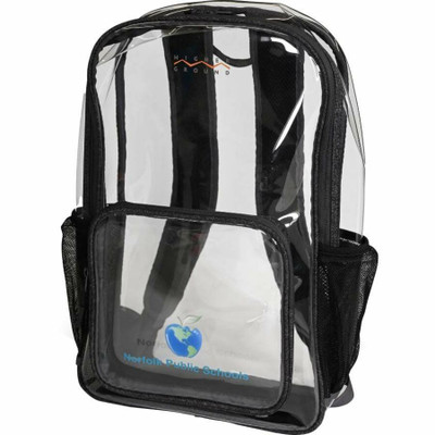 Higher Ground Safe N' Clear Backpack for 14" to 15" Notebook - Clear