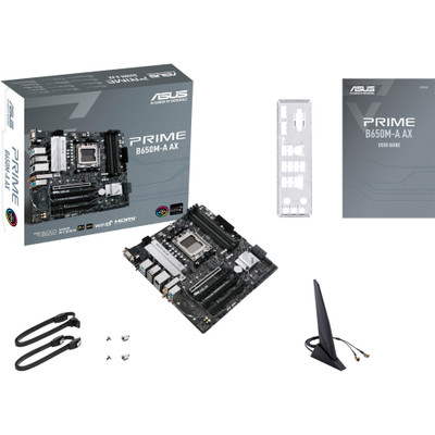 ASUS Prime B650M-A AX Desktop Motherboard - AMD B650 Chipset - Socket AM5 - Micro ATX