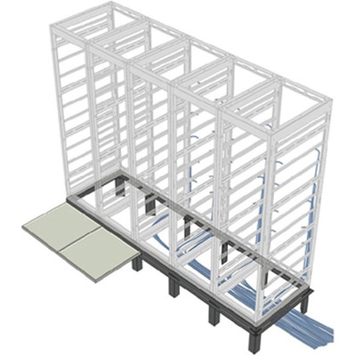 Middle Atlantic Riser Base, 4 Bay, 32"D, BGR Racks