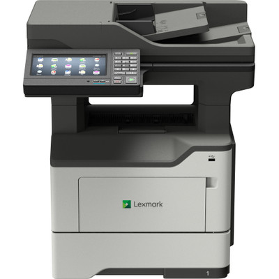 Lexmark MX620 MX622adhe Laser Multifunction Printer-Monochrome-Copier/Fax/Scanner-50 ppm Mono Print-1200x1200 Print-Automatic Duplex Print-175000 Pages Monthly-650 sheets Input-Color Scanner-1200 Optical Scan-Monochrome Fax-Gigabit Ethernet